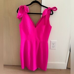 Amanda Uprichard Pink Mini Dress